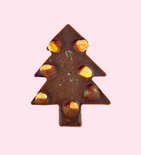 Load image into Gallery viewer, Hazelnut, Caramel &amp; Sea Salt Chocolate Christmas Tree