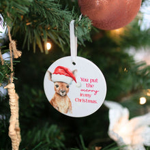 Load image into Gallery viewer, Kangaroo Christmas Keepsake