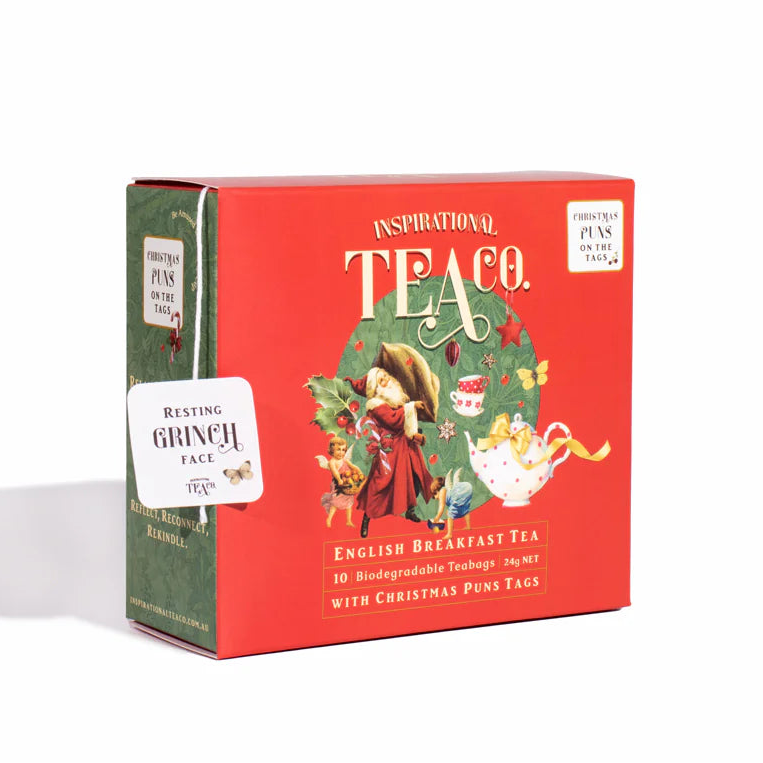 Christmas Puns Tea Bags 10pk - Inspirational Tea Co