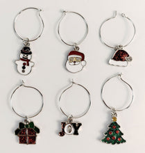 Load image into Gallery viewer, Christmas Wine Glass Charms