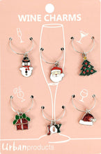 Load image into Gallery viewer, Christmas Wine Glass Charms