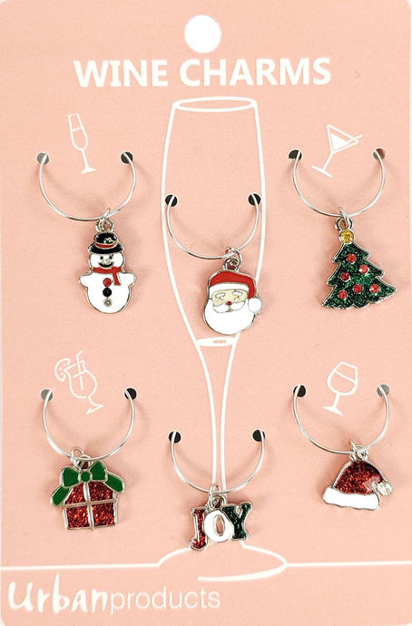 Christmas Wine Glass Charms