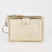 Load image into Gallery viewer, Gold Collins RFID Safe Compact Leather Wallet - Cobb &amp; Co