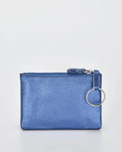 Load image into Gallery viewer, Blue Collins RFID Safe Compact Leather Wallet - Cobb &amp; Co