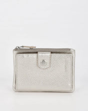 Load image into Gallery viewer, Silver Collins RFID Safe Compact Leather Wallet - Cobb &amp; Co