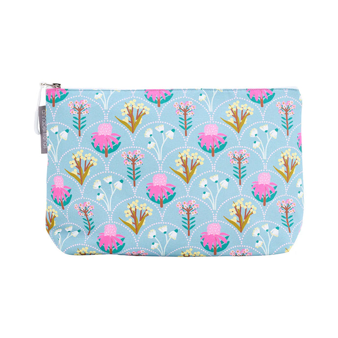 Large Wildflower Cosmetic Bag - Cotton