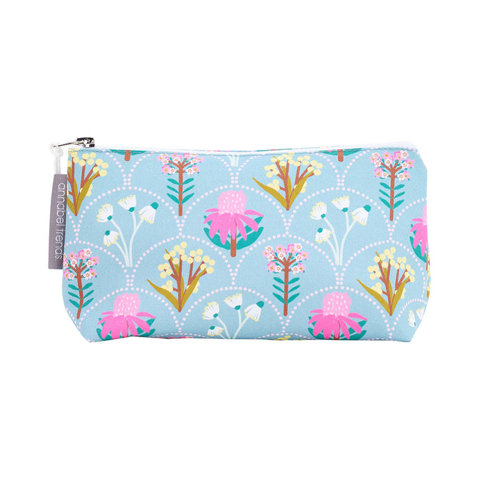 Small Wildflower Cosmetic Bag - Cotton