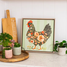 Load image into Gallery viewer, Green Hen 'Cottage Grove' Framed Canvas