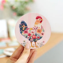 Load image into Gallery viewer, Hen 'Cottage Grove' Ceramic Coaster