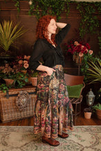 Load image into Gallery viewer, 'Courage Dear Heart' Atelier Skirt with Floral Print - Market of Stars
