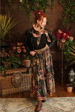 Load image into Gallery viewer, 'Courage Dear Heart' Atelier Skirt with Floral Print - Market of Stars