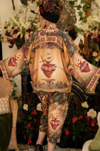 Load image into Gallery viewer, 'Courage Dear Heart' Pixie Duster Cropped Kimono - Market of Stars