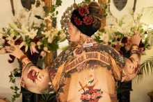 Load image into Gallery viewer, 'Courage Dear Heart' Pixie Duster Cropped Kimono - Market of Stars