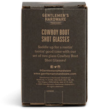 Load image into Gallery viewer, Cowboy Boot Shot Glasses (set of 2)