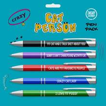 Load image into Gallery viewer, &#39;Crazy Cat Person&#39; Pen Pack