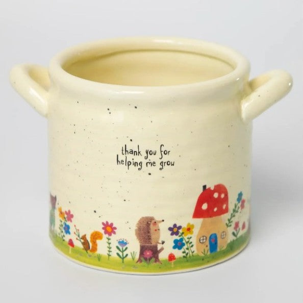 'Thank You' Medium Crock Planter