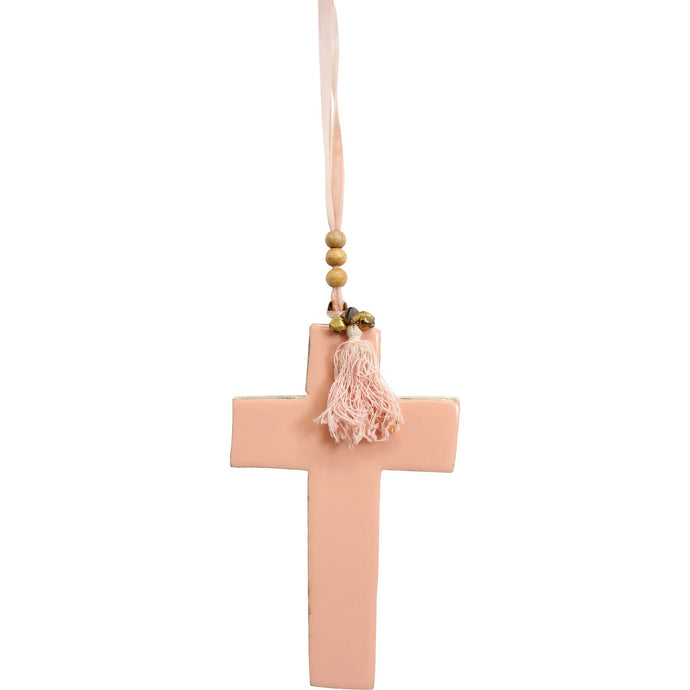 Buttercream Cross Hanging