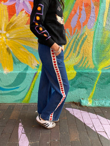 Black Wandering Hearts Sweater - By Frankie