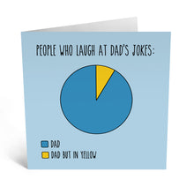 Load image into Gallery viewer, &quot;Dad Jokes Pie Chart&quot; Card