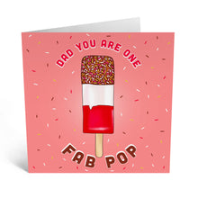 Load image into Gallery viewer, &quot;Dad One Fab Pop&quot; Card