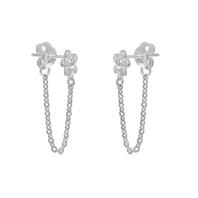 Daisy Chain Silver Studs