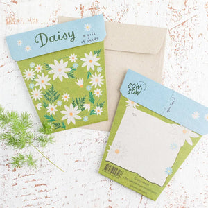 Daisy Gift of Seeds - Card