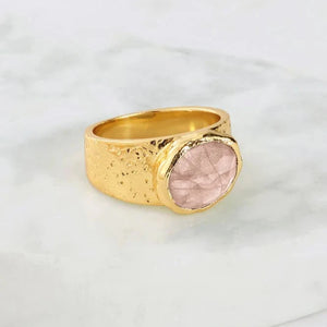 Rose Quartz Daniella Ring