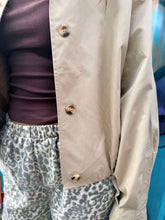 Load image into Gallery viewer, Dark Beige Trench Bomber Jacket - By Frankie