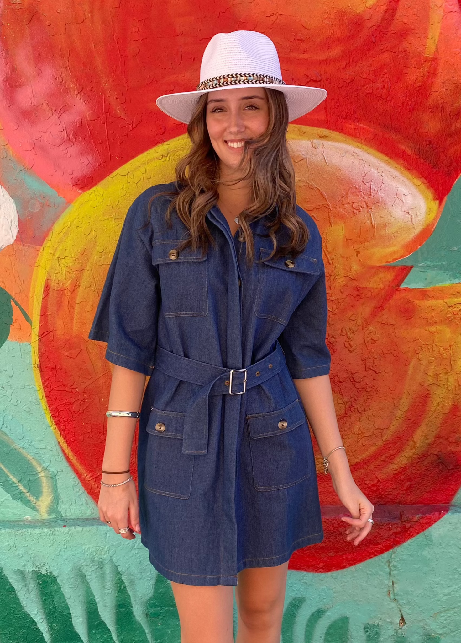 Dark Denim Shirt Dress - By Frankie By a Farmer's Daughter Dark Denim Shirt Dress - By Frankie By a Farmer's Daughter