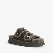 Load image into Gallery viewer, Dark Olive Cabello Slide - EMU Australia