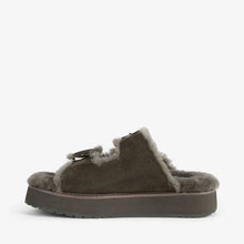 Load image into Gallery viewer, Dark Olive Cabello Slide - EMU Australia