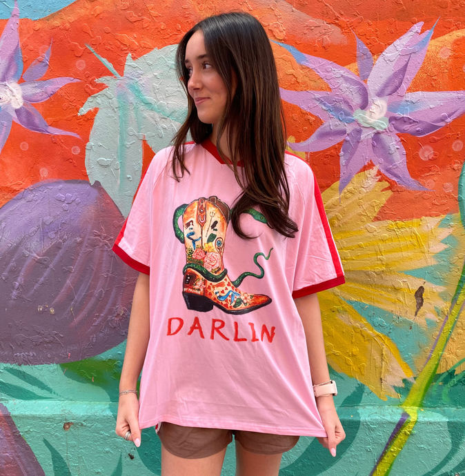 'Darlin' Pink T-Shirt - By Frankie