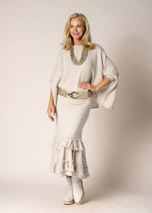 Latte Dayma Linen Skirt