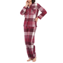 Load image into Gallery viewer, Deep Twilight Flannelette Cotton Pyjama Set
