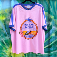 Load image into Gallery viewer, Pink/Blue 'Del Mar Surf Club' T-Shirt - By Frankie
