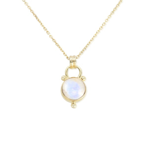 Delphi Moonstone Gold Necklace