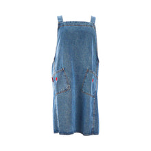 Load image into Gallery viewer, Denim Apron With Apple Embroidery