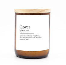 Load image into Gallery viewer, Lover – Commonfolk Collective Dictionary Candle