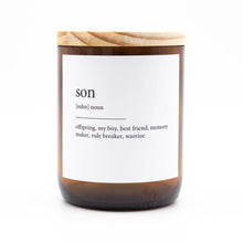 Load image into Gallery viewer, Son – Commonfolk Collective Dictionary Candle