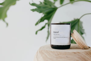 Travel - Commonfolk Collective Dictionary Candle