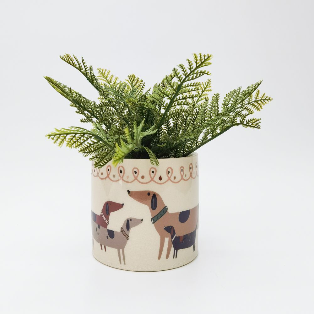 Dog Planter 14cm