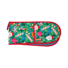 Load image into Gallery viewer, Deck The Palm Cotton Double Oven Mitt