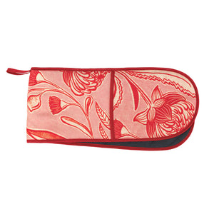 Trailing Natives Linen Double Oven Mitt