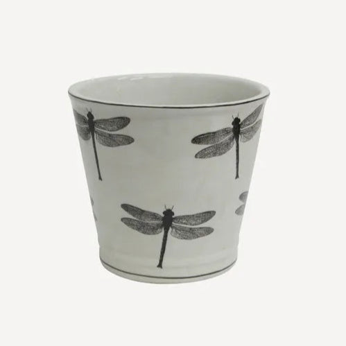 Dragonfly Round Planter