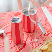 Load image into Gallery viewer, Red Stripe Double Walled Drink Tumbler