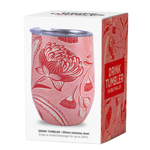 Trailing Natives Double Walled Drink Tumbler