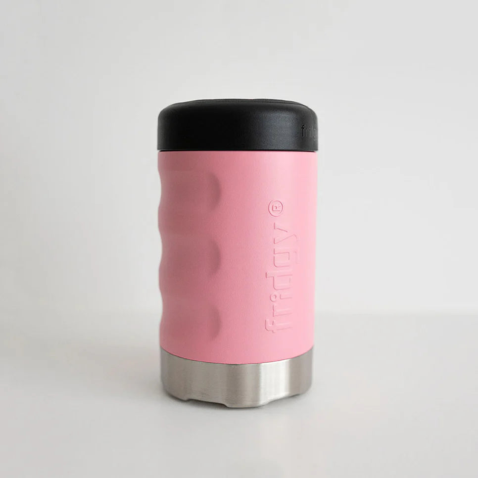 Dusky Pink 375ml Grip Series Can Cooler - Fridgy