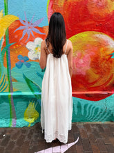 Load image into Gallery viewer, White Lace Trim Maxi Dress - By Frankie