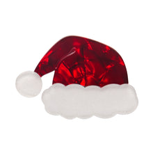 Load image into Gallery viewer, Santa&#39;s New Hat Simplified Mini Brooch - Erstwilder Merry Menagerie