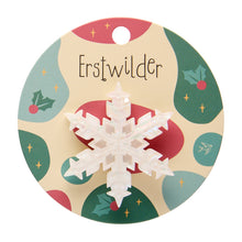 Load image into Gallery viewer, Snowflake Simplified Mini Brooch - Erstwilder Merry Menagerie